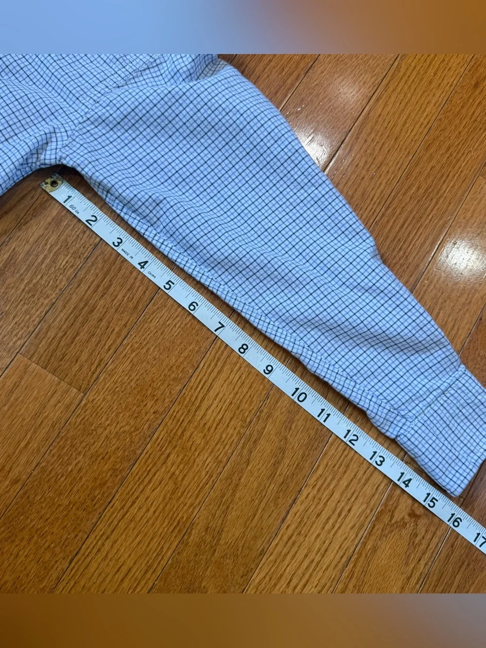 Ralph Lauren Boys 8 Small Plaid Button Down Shirt Long Sleeve Flesh Pony Preppy